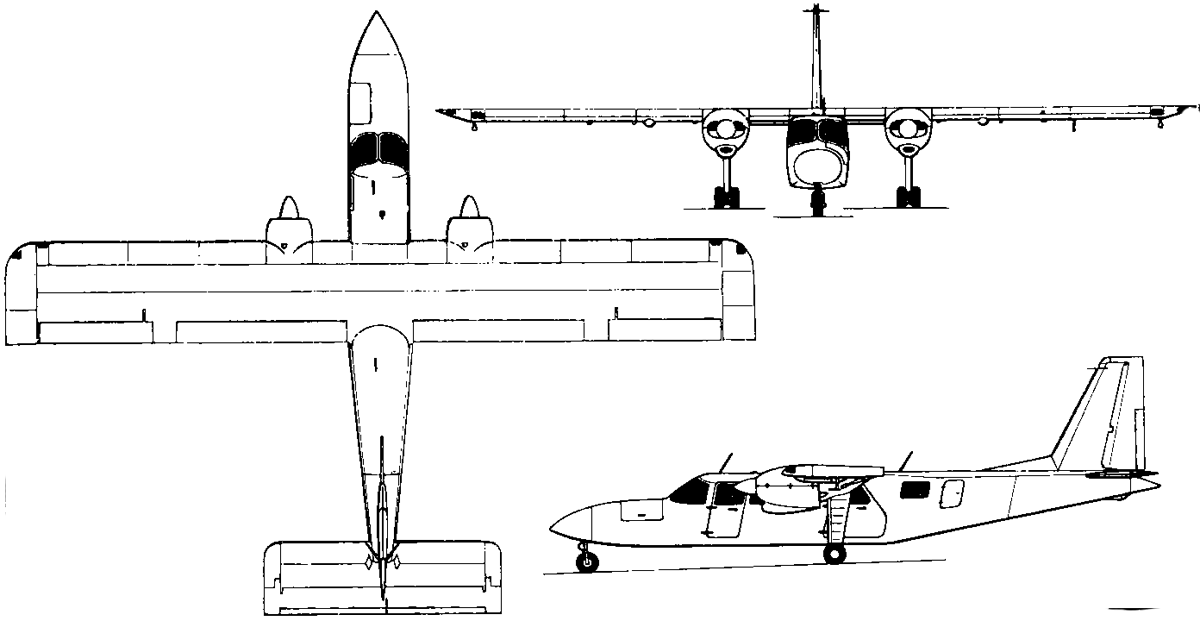 private jet Britten-Norman Islander